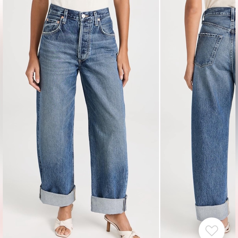 Ayla baggy cuffed cropped jean
